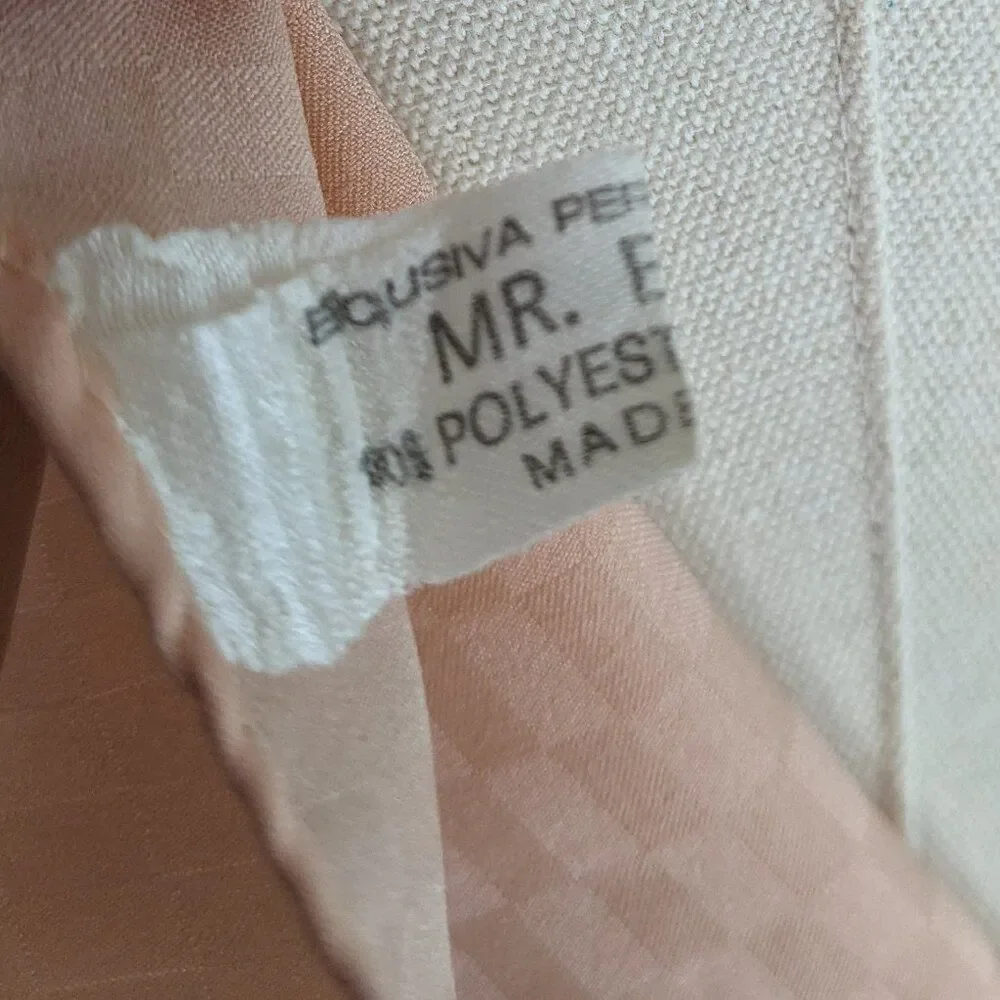 Vintage Mr. Emperor Scarf - Peach - Made in Italy - Polyester - 25
